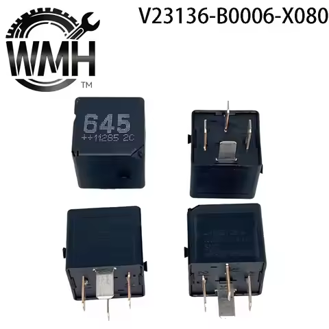 1pcs 645 4H0951253A 4H0 951 253A V23136-B0006-X080 4pins automotive relay For VW Audi Skoda SEAT AC 