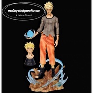 🔥READY STOCK🔥32CM NARUTO PZ UZUMAKI NARUTO BASE RASENGAN COPY RESIN GK FIGURE STATUE MODEL 火影忍者 致幻 鸣
