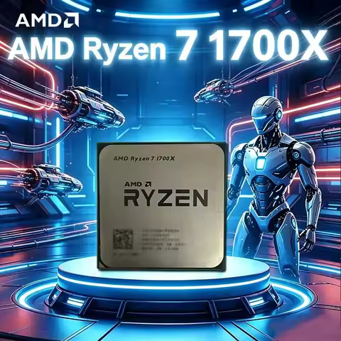 AMD Ryzen 7 1700X Socket AM4 R7 1700X 3.4 GHz 8-Core CPU Processor YD170XBCM88AE