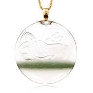 【正佳珠寶】綠幽靈 頂級千層幽靈 醒悟臥佛 30g 綠幽靈吊墜