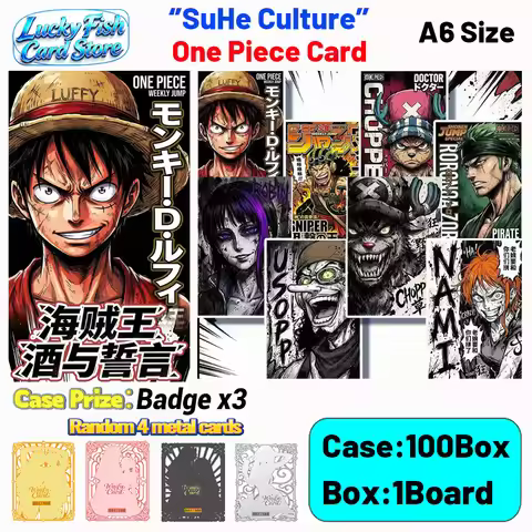 Wholesale 2026 New SuHe Creative Studio One Piece Cards A6 Size Acrylic Boards Anime Collectibles Ch