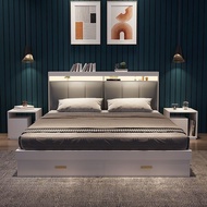 【MY】Tatami Bed Frame With Mattress Storage Bed Frame Single/Queen/King Bed Frame