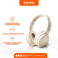 Kinyo B3 Pro หูฟังบลูทูธไร้สายแบบครอบหู 5.3 แบตอึดทนทาน พร้อมไมโครโฟน ตัดเสียงรบกวน