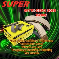 PERODUA MYVI GEN3 D20N BRAKE SHOE BEST FORM SN0303-00 1 SET