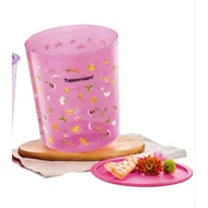 ready stock - 1pc only - Tupperware pink giant one touch maxi canister  5.5L (1)
