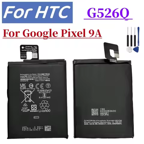New Replacement G526Q Battery For Google Pixel 9A 9 A Mobile Phone Batteries 5100mAh +Free Tools