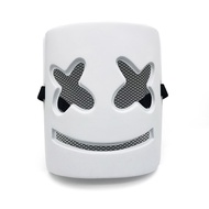 Glowing Mask Dj Marshmallow Glowing Mask Masquerade Party Carnival Props