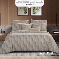 AKEMI Tencel Touch Serenity Fitted Bedsheet Set 850TC Deep Pocket 43cm (Queen/King)