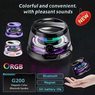 New G200 RGB Wireless Bluetooth Mini Magnetic Speaker Portable Stereo Bass Mini Bass Speaker Feiy