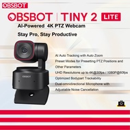 OBSBOT Tiny 2 Lite AI-Powered PTZ 4K Webcam