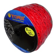 MERAH Tora PVC Chain 8 MM x 30 Meters Red - PVC Chain