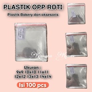 Plastic Opp Bread Plastic Seal Opp Bakery Plastic Opp Cake Plastic (100 Sheets)