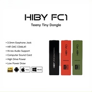 HiBy FC1 USB DAC Headphone AMP HiFi Audio Decoder Type-C to 3.5mm Output PCM384kHz/32bit CS46L41 for