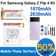 EB-BF723ABY EB-BF724ABY 2630mAh/1070mAh Phone Batteries for Samsung Galaxy Z Flip 4 5G Batteries Rec