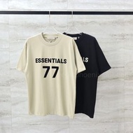 FEAR OF ESSENTIALS 2023第八季 植絨77數字短袖