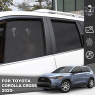 For Toyota Corolla Cross 2021 2022 2023 Magnetic Car Sunshade Visor Front Windshield Curtain Rear Side Baby Window Sun Shade