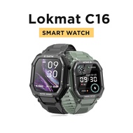 Ready Stock LOKMAT C16 Smart Watch Heart Rate Monitor 3ATM Health Watch