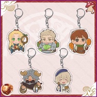 HT Dungeon Meshi Marcille Acrylic Keychain Student Backpack Pendant Bags Accessories Anime Periphery