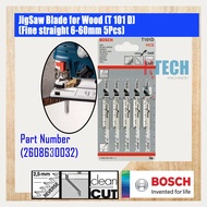 BOSCH JIGSAW BLADE FOR WOOD T 101 D  (FINE STRAIGHT CUT 6-60MM)  (2608630032) (5 PCS) T101D