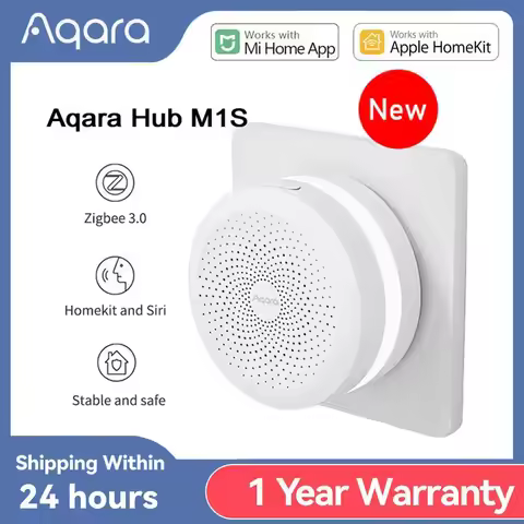 Newest Aqara Smart Hub M1S Gateway Wireless Zigbee 3.0 Wifi RGB LED Night Light Remote Control For X