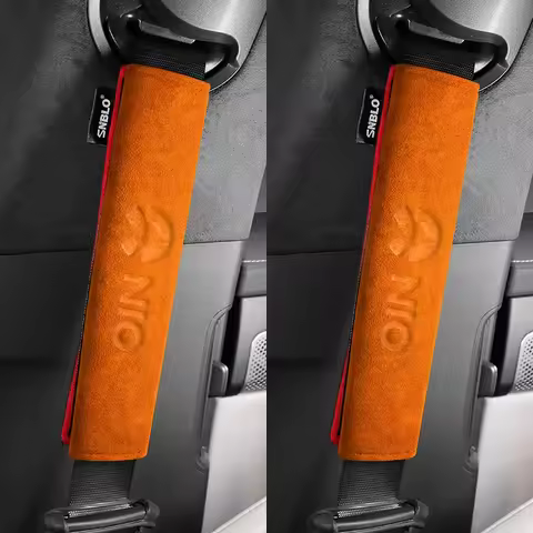 car safety belt shoulder protector alcantara suede F For weilai NIO ET5 ES6 ES8 EC6 ET7 ES7 ET9 ET5T