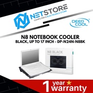 DEEPCOOL N8 NOTEBOOK COOLER - BLACK, UP TO 17 INCH - DP-N24N-N8BK