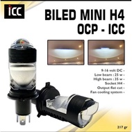 ICC-H4 Projector H4 Mini Projector Lens Car Motorcycle Headlight Headlamp
