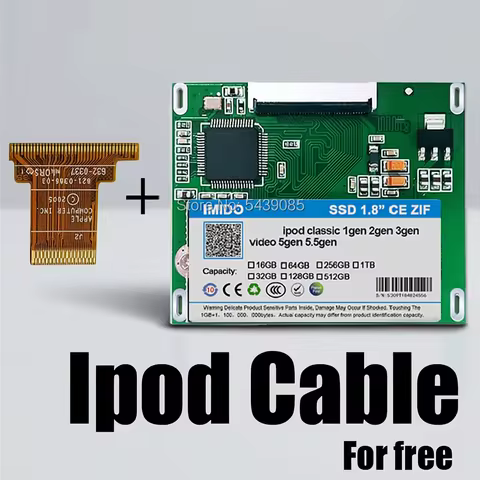 Ipod Classic SSD 128gb Compatible With Ipod Video Gen5/Ipod Classic 6th 7th Gen Factory Direct Colle