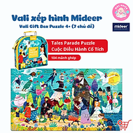 Bộ xếp hình valy Mideer Tales Parade 104 mảnh ghép dành cho bé từ 4 tuổi + (Puzzle) - chủ đề Cuộc di