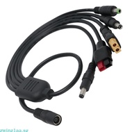 zwinz1aa Bend Resistant DC7909 Female to XT60 DC5521+DC5525+DC6530 Solar Charging Cable