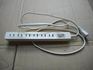 2手~IKEA 宜家 KOPPLA  單切開關六向延長線(1.5m長)