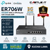 TP-Link ER706W AX3000 WiFi 6 VPN Router Omada SDN Gigabit WAN