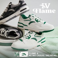 【หวัง อี้ ป๋อ】ANTA Flame 4 Wang YiBo รองเท้าผ้าใบผู้ชาย กันลื่น  น้ำหนักเบา รองเท้าสเก็ตบอร์ด 812328081