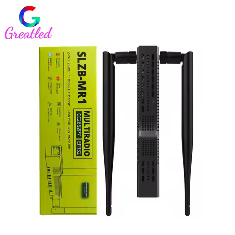 SLZB-MR1 Zigbee3.0 Thread Gateway Coordinator with PoE Ethernet/USB/WiFi Bridge Compatible Zigbee2MQ