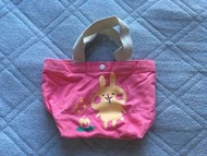 全家便利商店 卡娜赫拉的小動物 可愛帆布袋-粉紅款