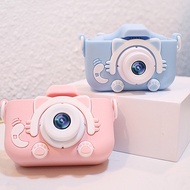 【24 hours delivery】Kids Mini Cartoon Cat Camera Instant Digital Camera for Girls Birthday Gift Christmas Gift