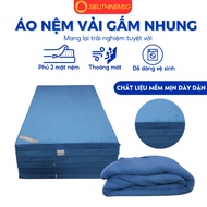 3-fold Mattress Cover, Soft and Smooth Imported Elastic Brocade Fabric, 2 Sides with Zipper - Asia