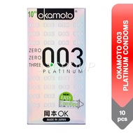 [DISCREET PACKING] Okamoto 003 Platinum Condoms, 10s