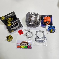 ชุด3ชิ้น เสื้อสูบ ลูก56 WAVE110i 2009-2018 + แคม เฮงสุพรรณ + คอยด์หัวเทียน เต้าหู้8ริ้ว สีส้ม