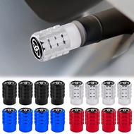4pcs Aluminum Alloy Car Tyre Cap Column-grid Car Wheel Tire Leak-proof Cover for Toyota Camry Coroll