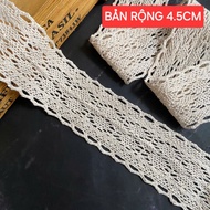 Cotton thread, vintage color, size 1.8cm to 4.5cm (5 meter cord)