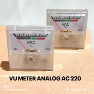 VU METER ANALOG AC 4X4CM 4CM KECIL