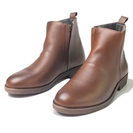 Chelsea Zip Boots MAD brown high-top office shoes for men, genuine imported cowhide, cheap price in 