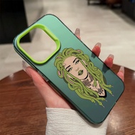 Shockproof hard acrylic plastic iphone case Snake girl iphone 6 7 8 plus x xr xs 11 12 13 14 pro max