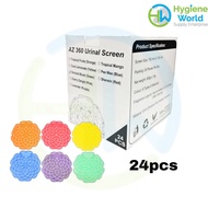 [24pcs/box] AZ360 Pewangi Tandas dan Bilik Scented Urinal Screen / FOR BATHROOM / TOILET / ROOM / DE