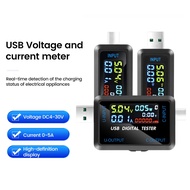 DIYMORE DC 4.5~36V Multi-function Digital Display Voltage Current Capacity Tester USB+Type-C Interfa