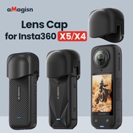 For Insta360 X5/X4 Silicone Lens Cover Panoramic Camera Lens Protective Cover Sports Camera Accessor