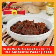 restu mande rendang paru kering kemasan 200 gram