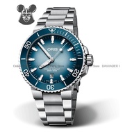 ORIS 0173377304175-Set Men's Aquis Lake Baikal Automatic 43.50mm SS Bracelet Blue Limited Edition 19