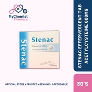 Stenac Effervescent Tab (Cair Kahak) Acetylcysteine 600mg